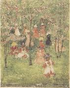 Maurice Prendergast Spring in Franklin Park oil painting on canvas